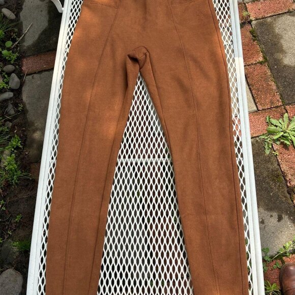 spanx faux suede riding pants ~ size L ~ - Picture 1 of 3